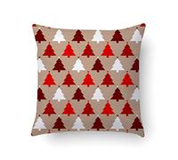Doge Milano Cuscino con stampa digitale, 100% Made in Italy, Cuscino decorativo da divano, sfoderabile e lavabile, Modello Natale - Lenora, cm 40x40x5
