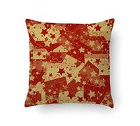 Doge Milano Cuscino con stampa digitale, 100% Made in Italy, Cuscino decorativo da divano, sfoderabile e lavabile, Modello Natale - Laurence, cm 40x40x5