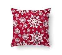 Doge Milano Cuscino con stampa digitale, 100% Made in Italy, Cuscino decorativo da divano, sfoderabile e lavabile, Modello Natale - Leighton, cm 40x40x5