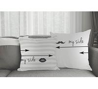 Doge Milano Cuscino Quadrato con stampa digitale, 100% Made in Italy, Cuscino Quadrati decorativo da divano, sfoderabile e lavabile, Modello Ramakeele, cm 40x40x5