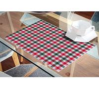 Doge Milano Set di 2 tovagliette rettangolari, 100% Made in Italy, Tovagliette americane antimacchia con stampa digitale, antiscivolo e lavabili, Modello Glam - Shema, cm 40x30