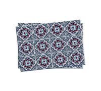 Doge Milano Set di 2 tovagliette rettangolari, 100% Made in Italy, Tovagliette americane antimacchia con stampa digitale, antiscivolo e lavabili, Modello Geometrico - Trina, cm 40x30