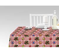 Doge Milano Tovaglia da cucina con stampa digitale, 100% Made in Italy, Tovaglia antiscivolo per sala da pranzo, lavabile e antimacchia, Modello Natale - Rivignano, cm 140x180