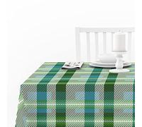 Doge Milano Tovaglia da cucina con stampa digitale, 100% Made in Italy, Tovaglia antiscivolo per sala da pranzo, lavabile e antimacchia, Modello Natale - Rovigo, cm 140x140
