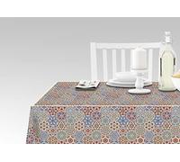 Doge Milano Tovaglia da cucina con stampa digitale, 100% Made in Italy, Tovaglia antiscivolo per sala da pranzo, lavabile e antimacchia, Modello Marrakech - Roccanova, cm 140x240