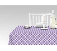 Doge Milano Tovaglia da cucina con stampa digitale, 100% Made in Italy, Tovaglia antiscivolo per sala da pranzo, lavabile e antimacchia, Modello Maiolica - Ruviano, cm 140x140
