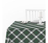 Doge Milano Tovaglia da cucina con stampa digitale, 100% Made in Italy, Tovaglia antiscivolo per sala da pranzo, lavabile e antimacchia, Modello Natale - Rotterdam, cm 140x140