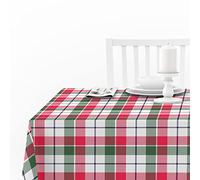 Doge Milano Tovaglia da cucina con stampa digitale, 100% Made in Italy, Tovaglia antiscivolo per sala da pranzo, lavabile e antimacchia, Modello Natale - Rostock, cm 180x140
