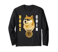 Dogecoin, Criptovaluta Thug Doge Gansta Crypto Altcoin Maglia a Manica
