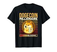 Dogecoin Millionaire Loading Crypto Shirt, DOGE Crypto Meme Maglietta