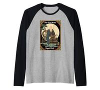 Dogen Zenji Soto Maestro della Meditazione Zen Monaco Buddista Maglia con Maniche Raglan