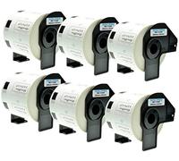 DogePro 6 Rotoli da 800 Etichette DK-11209 62mmX29mm | Compatibili per Brother P-Touch QL1000 1050 1060
