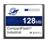 Dogfish 128MB Compact Flash Card Scheda di Memoria Industriale CF Tipo I ad Alte Prestazioni FAT16 per Apparecchiature Industriali e Fotocamere Digitali Vintage