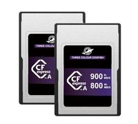 Dogfish - 2 schede di memoria CFexpress tipo A, 512 GB, fino a 900 MB/s di velocità di lettura per fotocamere Sony Alpha/FX, registrazione 4K 8K e scatto continuo ad alta velocità