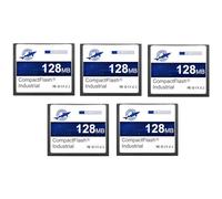 Dogfish Compact Flash Card 128MB 5Pack Scheda di Memoria Industriale CF Tipo I ad Alte Prestazioni FAT16 per Apparecchiature Industriali e Fotocamere Digitali Vintage
