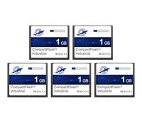 Dogfish Compact Flash Card 1GB 5PACK Scheda di Memoria Industriale CF Tipo I ad Alte Prestazioni FAT16 per Apparecchiature Industriali e Fotocamere Digitali Vintage