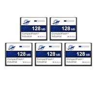 Dogfish Compact Flash Scheda di Memoria 128MB 5PACK, Industriale CF Card Tipo I per Attrezzature Industriali, Macchine CNC, Sistemi Embedded e Vecchie Fotocamere