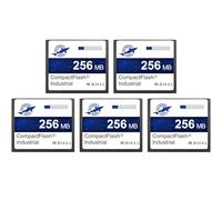 Dogfish Compact Flash Scheda di Memoria 256MB 5PACK, Industriale CF Card Tipo I per Attrezzature Industriali, Macchine CNC, Sistemi Embedded e Vecchie Fotocamere