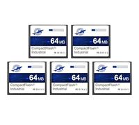 Dogfish Compact Flash Scheda di Memoria 64MB 5PACK, Industriale CF Card Tipo I per Attrezzature Industriali, Macchine CNC, Sistemi Embedded e Vecchie Fotocamere