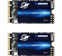 Dogfish SSD SATA M.2 2242 Ngff da 256 GB Disco rigido interno a stato solido ad alte prestazioni Desktop Laptop SATA III 6 Gb/s (256 GB * 2 confe