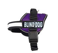 Doggie Stylz Blind Dog Harness - No Pull, No Escape Adjustable Service Dog Vest with Handle for Training & Mobility, Reflective Accessories & Patches for Blind Dogs