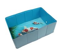 Doggie Swimming Pool - PVC Foldable Wading Pool Square for Dog - Multifunzionale Pet Puppy Paddling Tub for Home Lawn Garden Outdoor Yard Camping