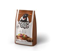DOGGY Dog Manzo Adult, 1 kg, cibo secco ad alto contenuto di carne per cani adulti, senza cereali con olio di salmone, prodotto in Germania