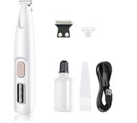 DoggyKings Paw Trimmer, Doggykings 3 in 1 Electric Dog Trimmer, ricaricabile impermeabile con luce LED, Low Noise for Trimming Dog's Hair Around Paws, Eyes, Ears, Face, Rump (DoggyKings 1 pz)