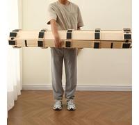 Doghe a rulli di Alta qualità per Letti Singoli, matrimoniali, Queen Size e King Size - Ricambio Durevole con Cinghie in Nylon, Supporto per Materasso Pieghevole (59x74,8 Pollici)