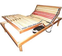 Doghe elettriche Una Piazza E Mezza,Rete A Doghe Motorizzata Relax 120x190cm, 2 motori indipendenti alzata testa e piedi, Telecomando 6 funzioni dispositivo medico