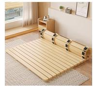Doghe in legno per letto a doghe per letto intero/king/queen/twin size, supporto per materasso pieghevole con cuscinetti antiscivolo, 180 x 190 cm