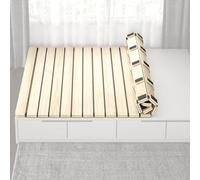 Doghe per letto in legno resistente, supporto per materasso pieghevole antiscivolo, piattaforma a rullo per camper e camper, matrimoniale queen size