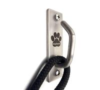 Doghook Guinzaglio per Cani da Appendere al parcheggio, per Interni ed Esterni, Gancio da Parete, in Acciaio Inox, Pratico per la Gestione del guinzaglio per casa e Lavoro, Sottile e Compatto