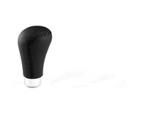 Dogkapm Copri Pomello Cambio Auto Penna Per Leva Cambio Manuale Universale Cuciture Rosse/nere Per Interni Leva Cambio(Black Stitch)