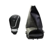Dogkapm Copri Pomello Cambio Auto Per Ford Per Fiesta 2008 2009 2010 2011 2012 Pomello cambio Leva Cuffia Copri Accessori per auto(5 Speed Black)