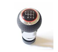 Dogkapm Copri Pomello Cambio Auto Pomello Cambio Per Auto 5/6 Velocità 12 Mm Per A4 B6 B7 B8 Per A6 S4 8K Per A5 8T Per Q5 8R Per S Line Per Ibiza 6J(Chrome Red 6Speed)