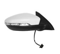 Dogkapm direzione dinamici specchietto retrovisore Lato destro Specchietto retrovisore Assemblea Potenza Vetro riscaldato Indicatori direzione 6 fili per JETTA 2011-2018 5C7857508