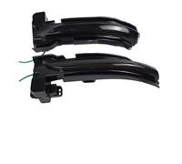 Dogkapm direzione dinamici specchietto retrovisore LED Dinamico Segnale Girata Laterale Specchio Indicatore Lampada Luce Per Ford Per La Messa A Fuoco 4 MK4 2019 2020 2021(Blue-Yellow)