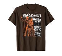 Dogma Prepare Thyself Photo Collage Maglietta, Uomo, Marrone, XL