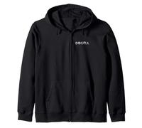 Dogma Prepare Thyself Silver Pocket Logo Front & Back Felpa con Cappuccio