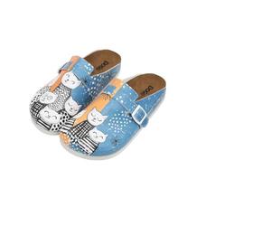 DOGO Comfie, Sandalo Donna, Multicolore, 38 EU