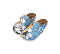 DOGO Comfie, Sandalo Donna, Turchese, 36 EU