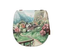 DOGO Femme Cuir Vegan Multicolore Sac d'épaule - Alpine Meadows Motif