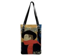 DOGO Femme Cuir Vegan Multicolore Sac d'épaule - Ambassadeurs Motif