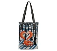 DOGO Femme Cuir Vegan Multicolore Sac d'épaule - Cuddling Season Motif