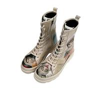 DOGO Gisele, Stivale a metà Polpaccio Donna, Multicolore, 40 EU
