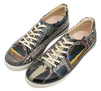 DOGO Men Sneakers, Scarpa da Ginnastica Donna, Noir, 42 EU