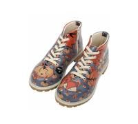 DOGO Shortcut Boots - Stivali vegani da donna e stivaletti sostenibili e colorati - Stivali comodi alla moda da donna, Hello Pumpkin, 41 EU Larga