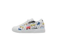 DOGO Unisex Enfants Vegan Blanc Baskets - Chaussures de Marche Confortables et Décontractées Faites à la Main, Just Go Somewhere Motif