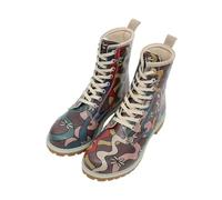 DOGO Women Vegan Leather Multicolor Long Boots - Never Stop Dreaming Design